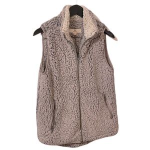 Thread & Supply Sherpa Fuzzy Ski Vest Women’s Size Small